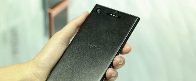 Сони иксперия икс зет 1. Первый взгляд на Sony Xperia XZ1: Флагман, как и Premium. Мультимедиа Сони Икспериа XZ1
